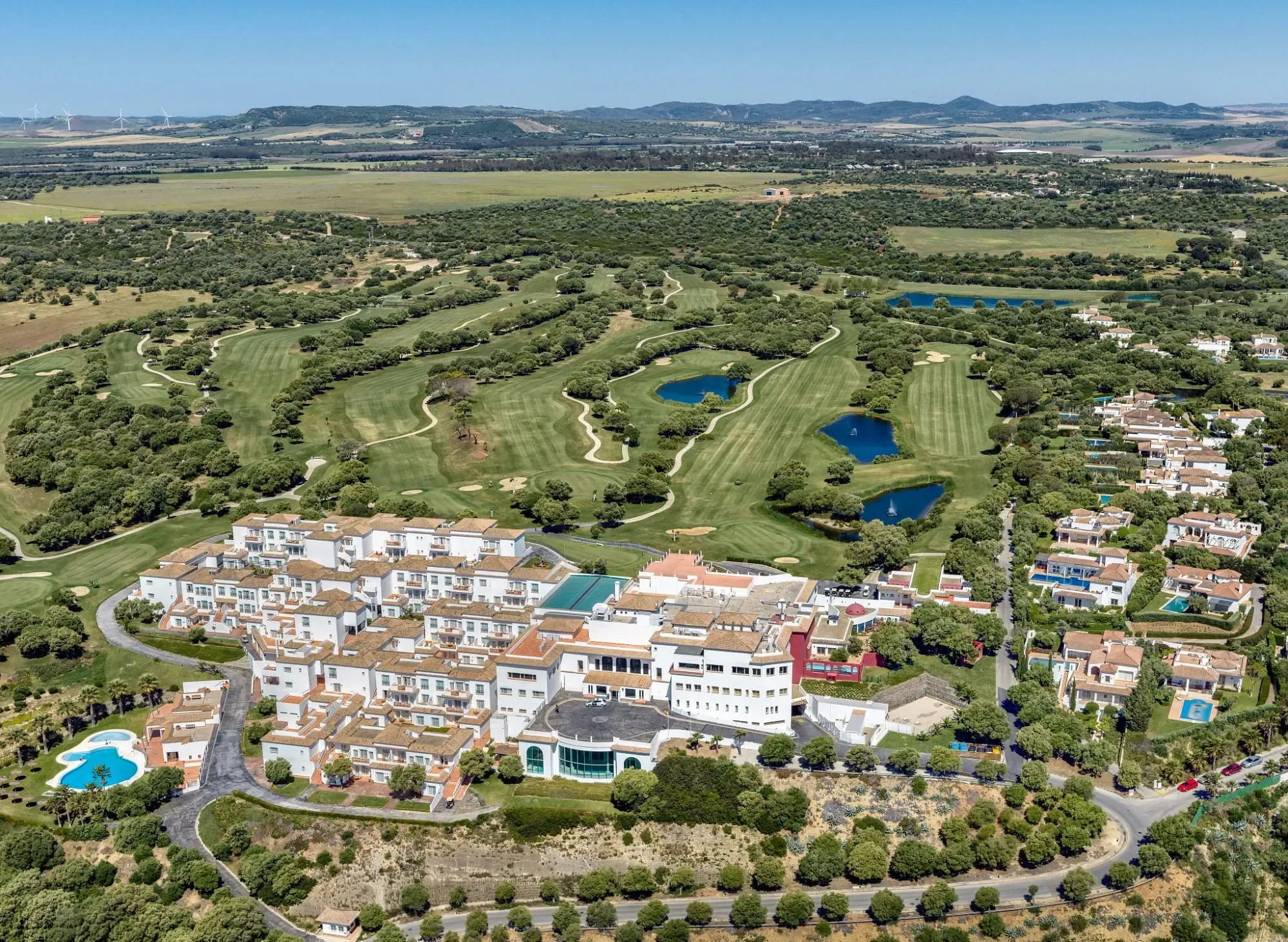 Hotel visto desde arriba